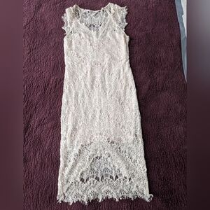Free People pink lace dress